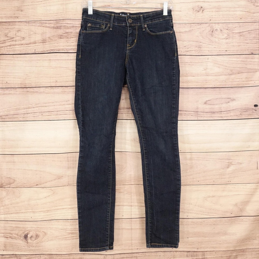 Denizen From Levi's Modern Skinny Jeans Womens 2 Blue Wash Stretch 27x28 Denim
